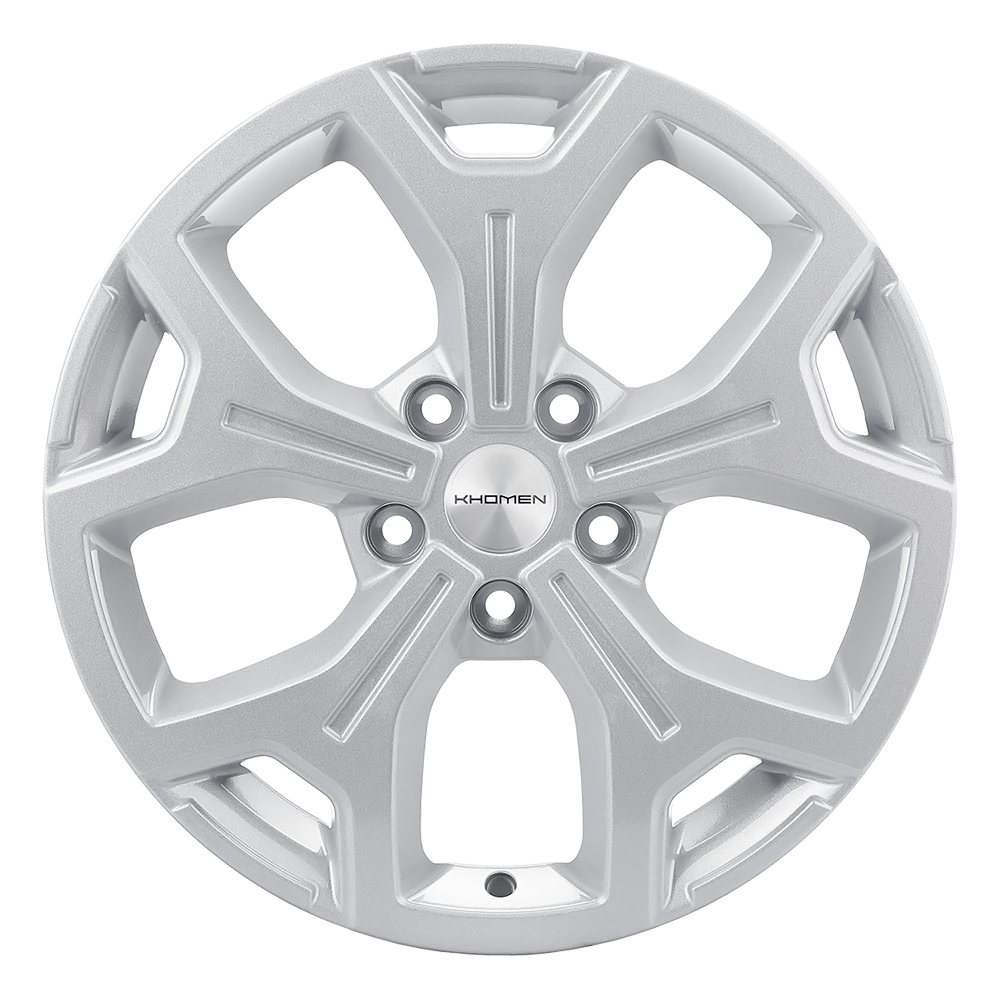 Диск литой 6,5*17 5*114,3 et50 66,1 Khomen Wheels KHW1710 F-Silver